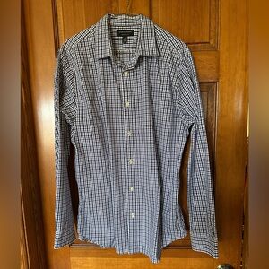 Mens Banana Republic checked shirt